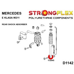 P112045B : Douilles d'amortisseurs arrière pour Mercedes Classe E W211 W211 RWD