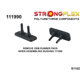 P116250B : KIT de bagues de suspension complète, Classe S W140 W140 (91-98)