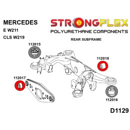 Différentiel arrière - bagues en polyuréthane avant/arrière C219 RWD