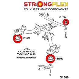 P136218B : KIT suspension complète Opel Calibra Calibra (89-97)