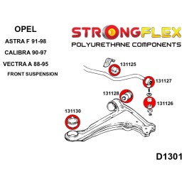 P136218B : KIT suspension complète Opel Calibra Calibra (89-97)