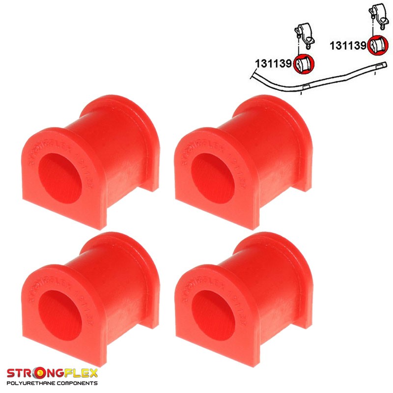 P131139B : Douilles de tige de réaction 18-24mm, Corsa A, Corsa B, Tigra A, Combo B (93-05)