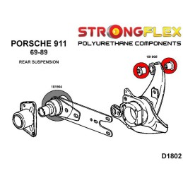 P181905B: Bras arrière - bagues intérieures pour 911 911 (69-89)