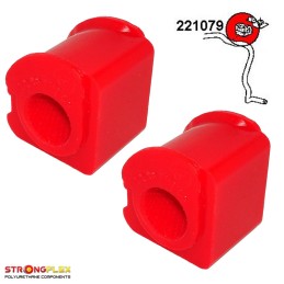 P221079B: Silentblocs en polyuréthane pour barre antiroulis 17-19mm I (93-02) 6K