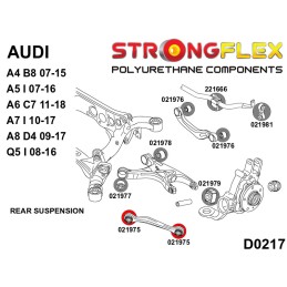 P021975A : Suspension arrière - bagues de bras avant SPORT pour Audi A4 B8/8K, A5 8T, A6 C7, A7 C7, A8 D4, Q5 8R B8 (07-15) FWD