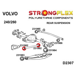 Silentblocs des tiges de couple arrière, Volvo Serie 200, 240, 260 240 (74-93)