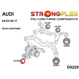 P021996B : Différentiel arrière - coussinet avant pour Audi A4 B8, A5 8T, A6 C7, A7 C7, A8 D4, Q5 8R B8 (07-15) Quattro