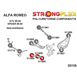 Kit de silentblocs de bras inférieurs arrière, Alfa Romeo GTV, Spider GTV (95-05) 916