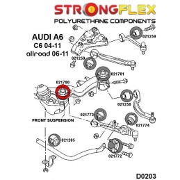 P021780A : Cadre auxiliaire avant - silentblocs avant SPORT pour Audi A6 C6 C6 (04-11) Quattro & Allroad