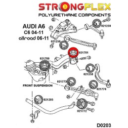 P021781A : Châssis avant - bagues arrière SPORT pour Audi A6 C6 C6 (04-11) Quattro & Allroad