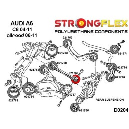 P021769A : Bagues extérieures de réglage du pincement arrière SPORT pour Audi A6 C6, RS6 C6 (04-11) Quattro & Allroad