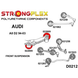 P022009A : Bagues de sous-châssis avant SPORT pour Audi A8 D2 D2 (94-03)