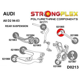 P021985A : Bagues intérieures de la barre de traction arrière SPORT pour Audi A8 D2 D2 (94-03)