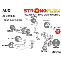 P021986A : Bagues extérieures de la barre de traction arrière SPORT pour Audi A8 D2 D2 (94-03)
