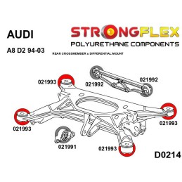 P021993A : Bagues de sous-châssis arrière SPORT pour Audi A8 D2 D2 (94-03)