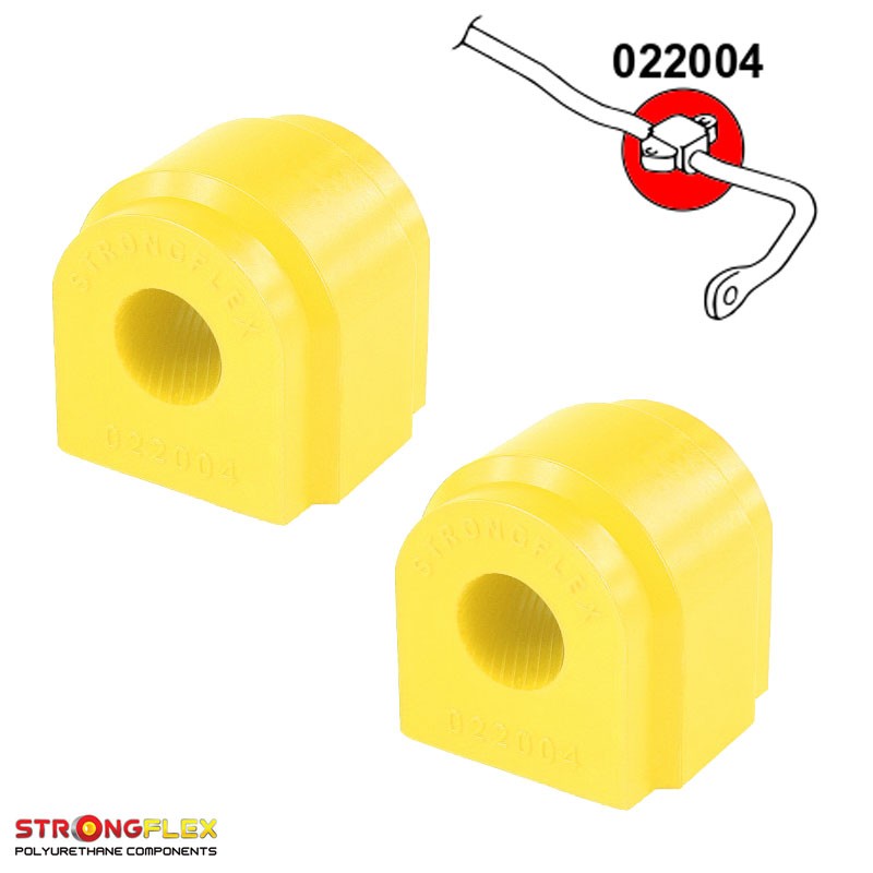 Rear anti roll bar polyurethane bushes SPORT